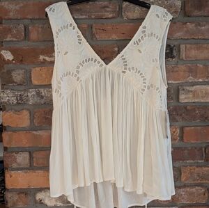 Rip Curl Sleeveless Embroidered Top